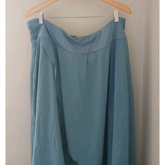 Halara Breezeful High Waisted Split 2-in-1 Flowy Maxi Skirt Size 3X Green - Picture 2 of 7